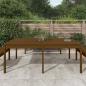 Preview: Gartentisch Honigbraun 203,5x100x76 cm Massivholz Kiefer