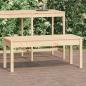 Preview: ARDEBO.de - Gartenbank 109x44x45 cm Massivholz Kiefer