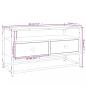 Preview: TV-Schrank Schwarz 80x35x45 cm Holzwerkstoff