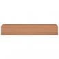 Preview: Wandregale 2 Stk. 40x15x4 cm Massivholz Teak