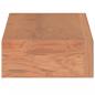 Preview: Wandregale 2 Stk. 40x15x4 cm Massivholz Teak