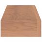 Preview: Wandregale 2 Stk. 90x15x4 cm Massivholz Teak