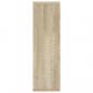 Preview: Wandregal Sonoma-Eiche 85x16x52,5 cm Holzwerkstoff