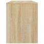 Preview: Schminkhocker Sonoma-Eiche 70x35x45 cm Holzwerkstoff