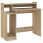 Preview: Schreibtisch mit LEDs Sonoma-Eiche 97x45x90 cm Holzwerkstoff