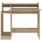 Preview: Schreibtisch mit LEDs Sonoma-Eiche 97x45x90 cm Holzwerkstoff