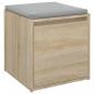 Preview: Schubladenbox Sonoma-Eiche 40,5x40x40 cm Holzwerkstoff