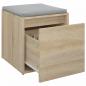 Preview: Schubladenbox Sonoma-Eiche 40,5x40x40 cm Holzwerkstoff