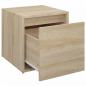 Preview: Schubladenbox Sonoma-Eiche 40,5x40x40 cm Holzwerkstoff