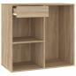 Preview: Kosmetikschrank Sonoma-Eiche 80x40x75 cm Holzwerkstoff