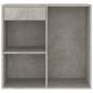 Preview: Kosmetikschrank Betongrau 80x40x75 cm Holzwerkstoff