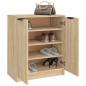 Preview: Schuhschrank Sonoma-Eiche 59x35x70 cm Holzwerkstoff