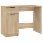 Preview: Schreibtisch Sonoma-Eiche 100x50x75 cm Holzwerkstoff