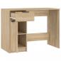 Preview: Schreibtisch Sonoma-Eiche 100x50x75 cm Holzwerkstoff