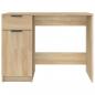 Preview: Schreibtisch Sonoma-Eiche 100x50x75 cm Holzwerkstoff