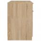 Preview: Schreibtisch Sonoma-Eiche 100x50x75 cm Holzwerkstoff