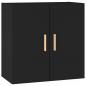 Preview: Wandschrank Schwarz 60x30x60 cm Holzwerkstoff