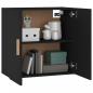 Preview: Wandschrank Schwarz 60x30x60 cm Holzwerkstoff