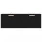 Preview: Wandschrank Schwarz 100x36,5x35 cm Holzwerkstoff