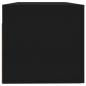 Preview: Wandschrank Schwarz 100x36,5x35 cm Holzwerkstoff