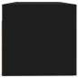 Preview: Wandschrank Schwarz 100x36,5x35 cm Holzwerkstoff