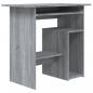 Preview: Schreibtisch Grau Sonoma 80x45x74 cm Holzwerkstoff