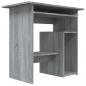 Preview: Schreibtisch Grau Sonoma 80x45x74 cm Holzwerkstoff