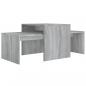 Preview: Couchtisch-Set Grau Sonoma 100x48x40 cm Holzwerkstoff