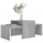 Preview: Couchtisch-Set Grau Sonoma 100x48x40 cm Holzwerkstoff