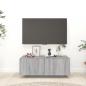 Preview: ARDEBO.de - TV-Schrank Grau Sonoma 100x35x40 cm Holzwerkstoff