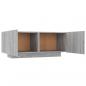 Preview: TV-Schrank Grau Sonoma 100x35x40 cm Holzwerkstoff