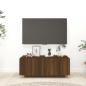 Preview: ARDEBO.de - TV-Schrank Braun Eichen-Optik 100x35x40 cm Holzwerkstoff