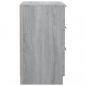 Preview: Nachttische 2 Stk. Grau Sonoma 40x36x65 cm