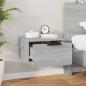 Preview: Wand-Nachttische 2 Stk. Grau Sonoma 34x30x20 cm