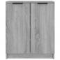 Preview: Schuhschrank Grau Sonoma 59x35x70 cm Holzwerkstoff