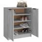 Preview: Schuhschrank Grau Sonoma 59x35x70 cm Holzwerkstoff