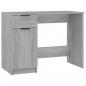 Preview: Schreibtisch Grau Sonoma 100x50x75 cm Holzwerkstoff