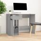 Preview: Schreibtisch Grau Sonoma 100x50x75 cm Holzwerkstoff