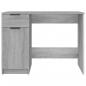 Preview: Schreibtisch Grau Sonoma 100x50x75 cm Holzwerkstoff