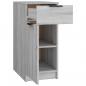 Preview: Schreibtischschrank Grau Sonoma 33,5x50x75 cm Holzwerkstoff