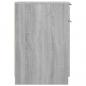 Preview: Schreibtischschrank Grau Sonoma 33,5x50x75 cm Holzwerkstoff