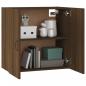 Preview: Wandschrank Braun Eichen-Optik 60x31x60 cm Holzwerkstoff