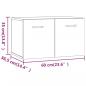 Preview: Wandschrank Braun Eichen-Optik 60x36,5x35 cm Holzwerkstoff