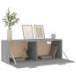 Preview: Wandschrank Grau Sonoma 100x36,5x35 cm Holzwerkstoff