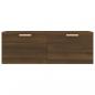 Preview: Wandschrank Braun Eichen-Optik 100x36,5x35 cm Holzwerkstoff