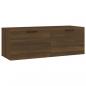 Preview: Wandschrank Braun Eichen-Optik 100x36,5x35 cm Holzwerkstoff