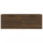 Preview: Wandschrank Braun Eichen-Optik 100x36,5x35 cm Holzwerkstoff