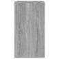 Preview: Kosmetikschrank Grau Sonoma 80x40x75 cm Holzwerkstoff