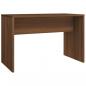 Preview: Schminkhocker Braun Eichen-Optik 70x35x45 cm Holzwerkstoff