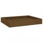 Preview: Hundebett Honigbraun 61,5x49x9 cm Massivholz Kiefer